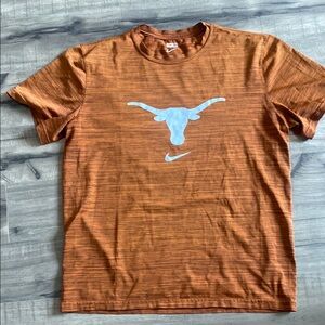 Nike Brown Short Sleeve Tee with Iconic Design